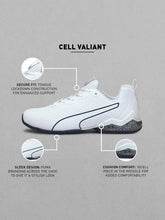 Men White CELL VALIANT SL Running Shoes
